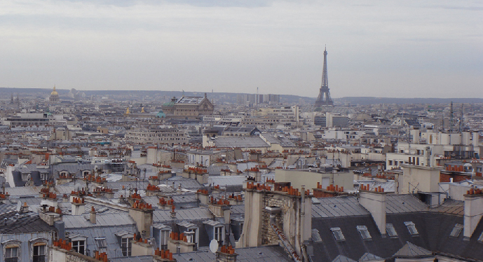 vue tour eiffel les ateliers de montmartre